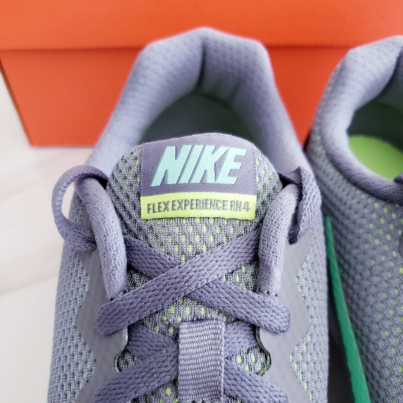 Nike Flex Experience RN 4 Wide Running Gray Shoes - Picture 7 of 14